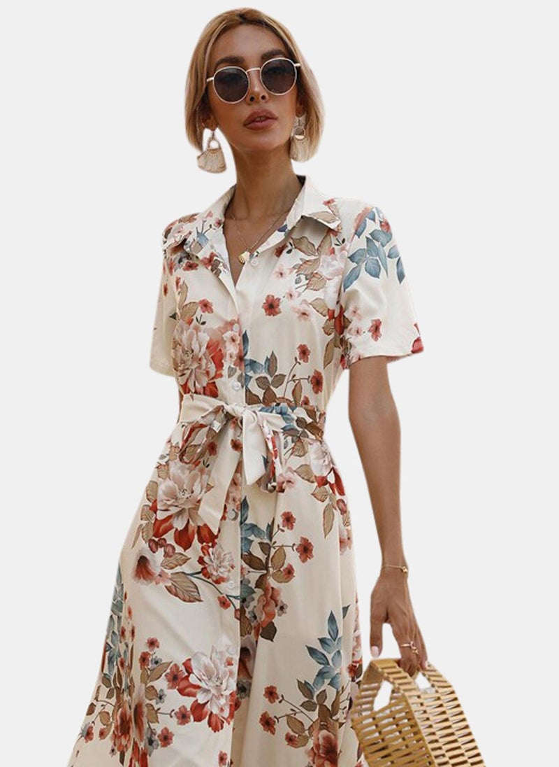 YUNIQEE Floral Print Midi Dress - Image 2