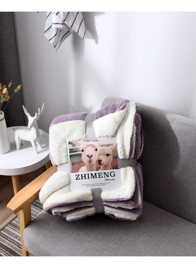 زيمينج بطانيه ناعمه/ غطاء سرير /مصنوعه من صوف الاغنام - Image 1