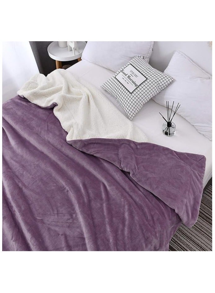 زيمينج بطانيه ناعمه/ غطاء سرير /مصنوعه من صوف الاغنام - Image 3