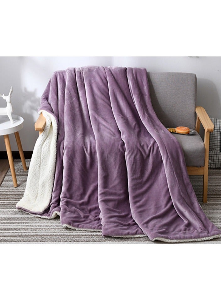 زيمينج بطانيه ناعمه/ غطاء سرير /مصنوعه من صوف الاغنام - Image 4