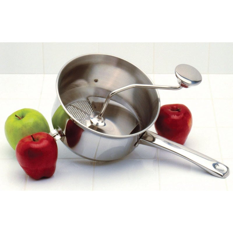 Norpro, Silver Multi-Purpose Food Mill, Stainless Steel, 2 qt - Image 2