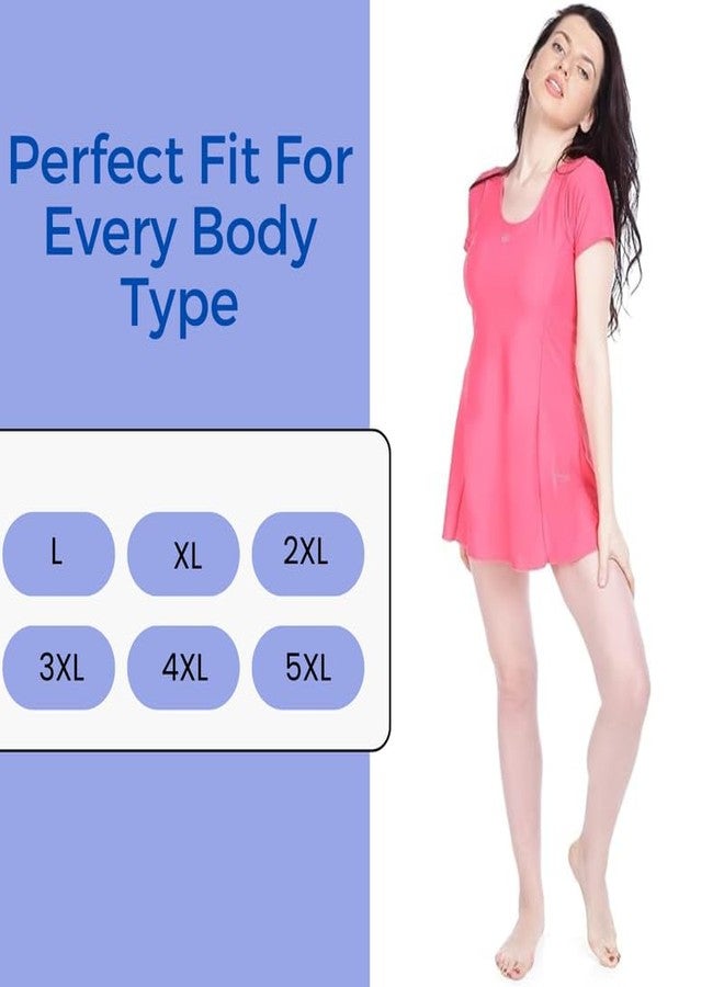 FILMAX® Originals Swimming Costume for Women's One-Piece Beach Wear with Sleeve & Boy Leg Jammer (Caramel_L) - Image 3