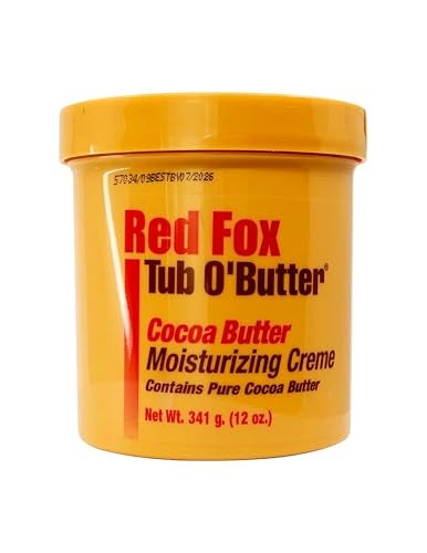 Red Fox Tub O' Butter Cocoa, Moisturizing Creme 12 oz - Image 1