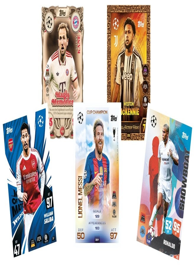 توبس لعبة بطاقات التداول والتجميع Topps UEFA Champions League Match Attax 2025-26 (حزمة الألعاب الذكية الاحترافية + حزمة متعددة) - Image 3