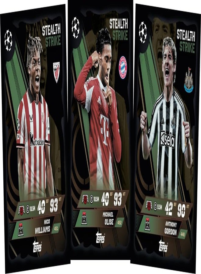 توبس لعبة بطاقات التداول والتجميع Topps UEFA Champions League Match Attax 2025-26 (حزمة الألعاب الذكية الاحترافية + حزمة متعددة) - Image 2