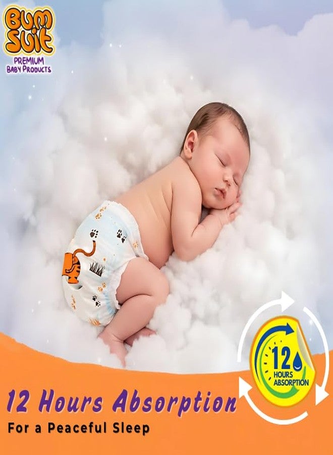 Bumsuit Baby Pants Diapers XL (12-17kg), 28 Count | India’s 1st Mosquito Protection | 12 Hr Absorption | Soft Cottony Breathable Fabric | Stretchable Waistband | Leak Guard & Rash-Free Comfort - Image 3