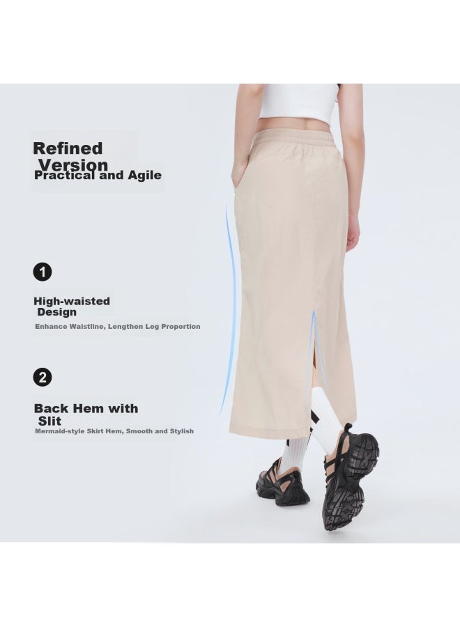 Her Speech Spring And Summer New Shanlan Outdoor High Waist Split Skirt Hip-hugging XL - Image 3