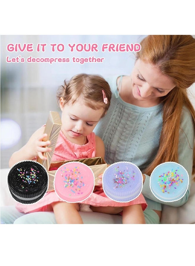 4pcs Handmade Soft Cookie Squishy Silicone Stress Relief Squishy Toy,Kawaii PVC New Fidget Toy,Party Gifts - Novel and Fun Stress Relief Items, Adults and Children Can Enjoy Stress Relief Fun - Image 5