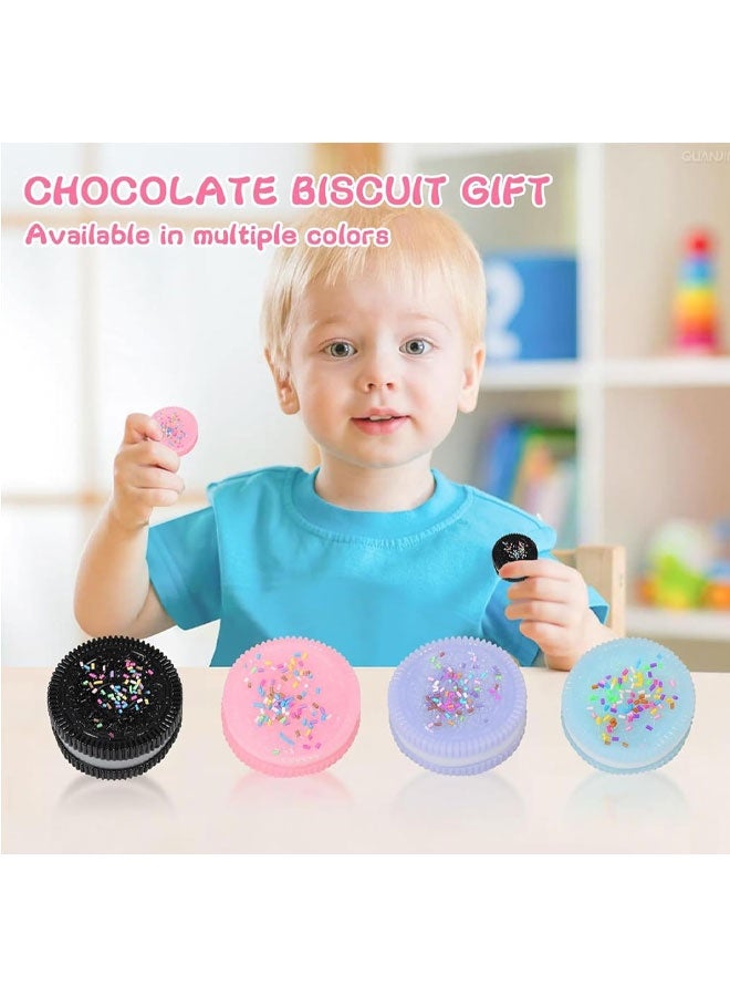 4pcs Handmade Soft Cookie Squishy Silicone Stress Relief Squishy Toy,Kawaii PVC New Fidget Toy,Party Gifts - Novel and Fun Stress Relief Items, Adults and Children Can Enjoy Stress Relief Fun - Image 3