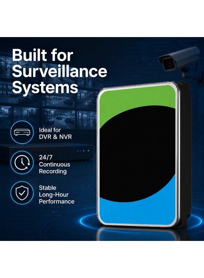 هارد ديسك داخلي للمراقبة سعة 2 تيرابايت مقاس 3.5 بوصة SATA بسرعة 5900RPM وذاكرة 256MB لأنظمة CCTV وDVR وNVR - Image 5