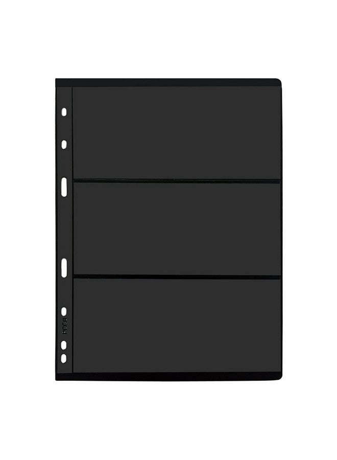 MUDOR 20 Sheet Stamp Pages 3 Rows Pages For Stamp Collectors 9 Hole Standard Page Fit Stamp Album Binder Professional Pack - Image 3