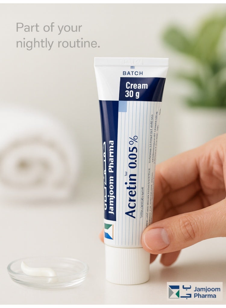 Acretin 0.05% Cream 30g – Retinoid Skincare Treatment for Acne, Fine Lines & Uneven Texture – Dermatology Trusted Formula - Image 2