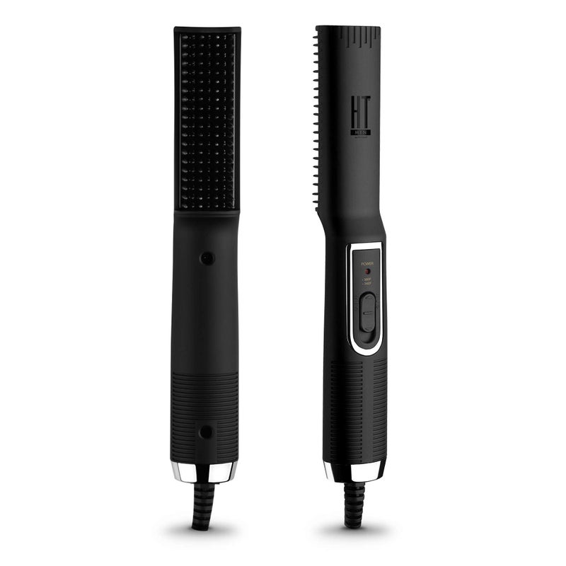 Hot Tools Menâ€™s Beard Straightener Brush| For a Smooth Finish - Image 1