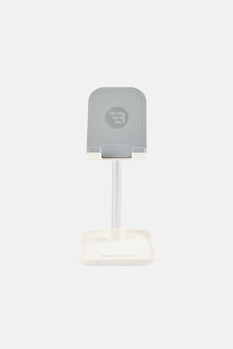 Baykron Tablet And Smartphones Portable Stand, White  - Image 1