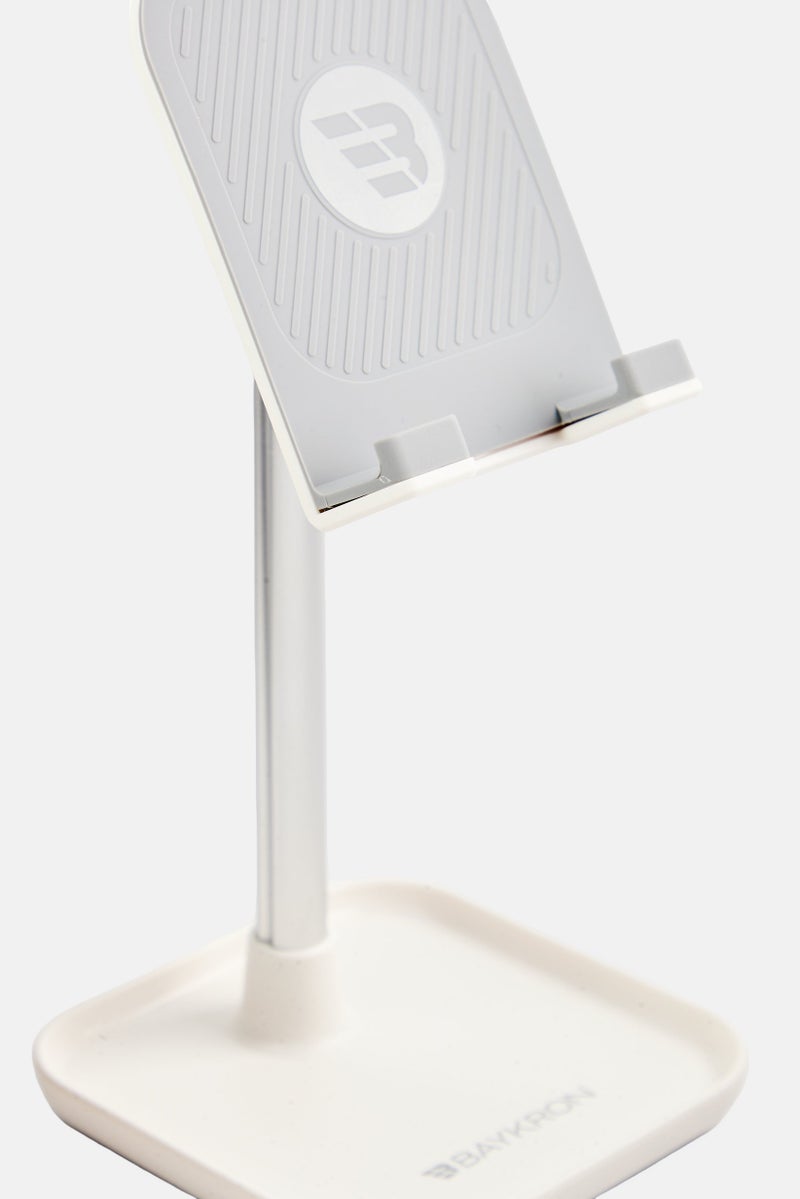 Baykron Tablet And Smartphones Portable Stand, White  - Image 3