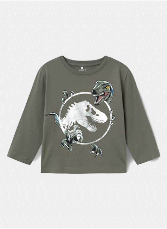 NAME IT name it Boys Surinder Jurassic Longsleeve Top  - Image 4