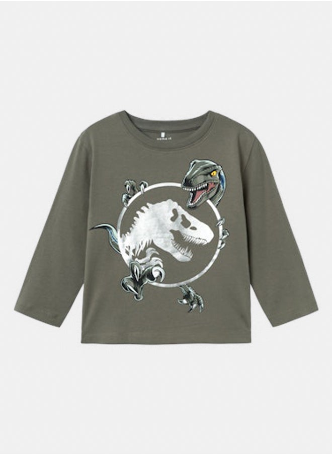 NAME IT name it Boys Surinder Jurassic Longsleeve Top  - Image 1