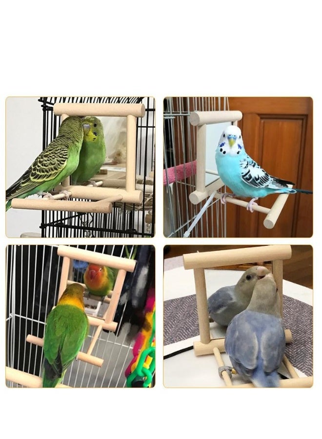 Beauenty Wooden mirrored bird cage stand - Image 4