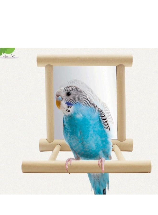 Beauenty Wooden mirrored bird cage stand - Image 3