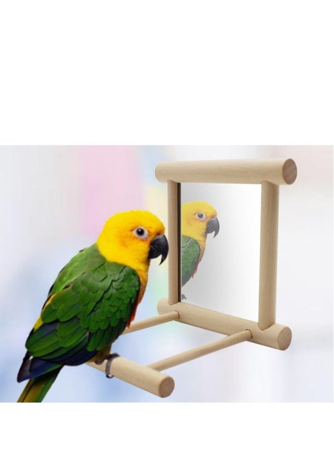 Beauenty Wooden mirrored bird cage stand - Image 2