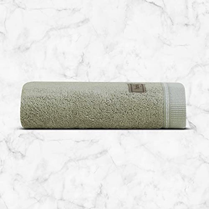 SPREAD SPAIN Bamboo Hand Towel 100 Bamboo Ultra Soft Absorbent Quick Dry 360 GSM Bamboo Hand Towel for Daily use Gym Pool Travel Sports and Yoga 40cms x 60cms Pack of 1 Olive