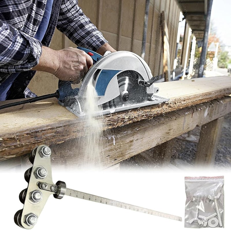 Precision Circular Saw Cutting Guide With 60cm Adjustable Rail And Four Bearings - Image 3