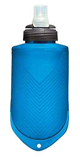 CamelBak Quick Stow Collapsible Running Flask Compact EasyStash Design with Bite Valve 12oz Blue - Image 1