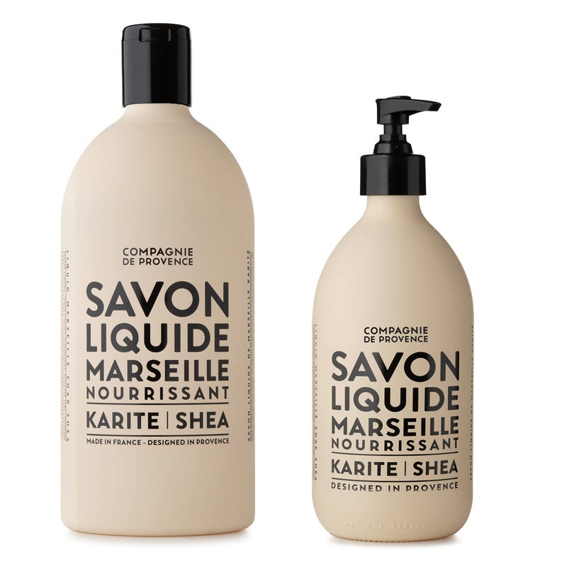 La Compagnie de Provence Compagnie de Provence Savon de Marseille Liquid Soap  Karite Shea Butter  167 oz and 338 oz Bottles