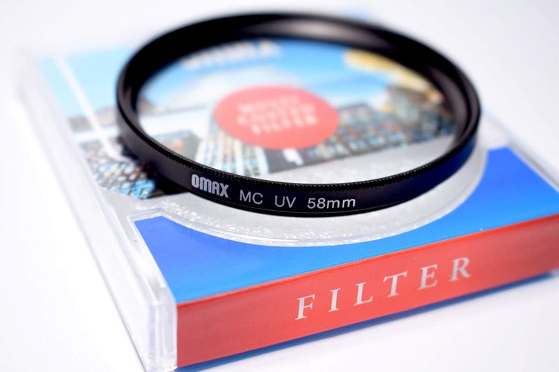 Omax UV Filter Multi Coated for Canon eos 1500d 1300d for 18-55 & 55-250mm Lens - Image 2