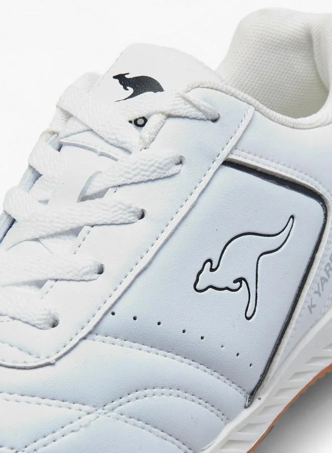 Kangaroos WHITE Women's Logo Detail Sports Shoes With Lace-Up Closure for Women | Best Price UAE