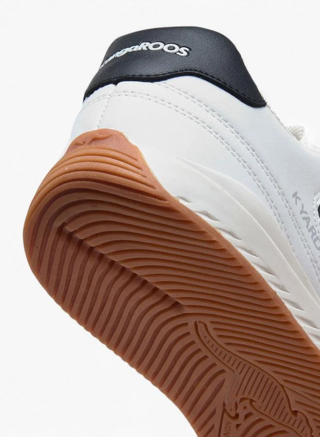 Kangaroos WHITE Women's Logo Detail Sports Shoes With Lace-Up Closure for Women | Best Price UAE