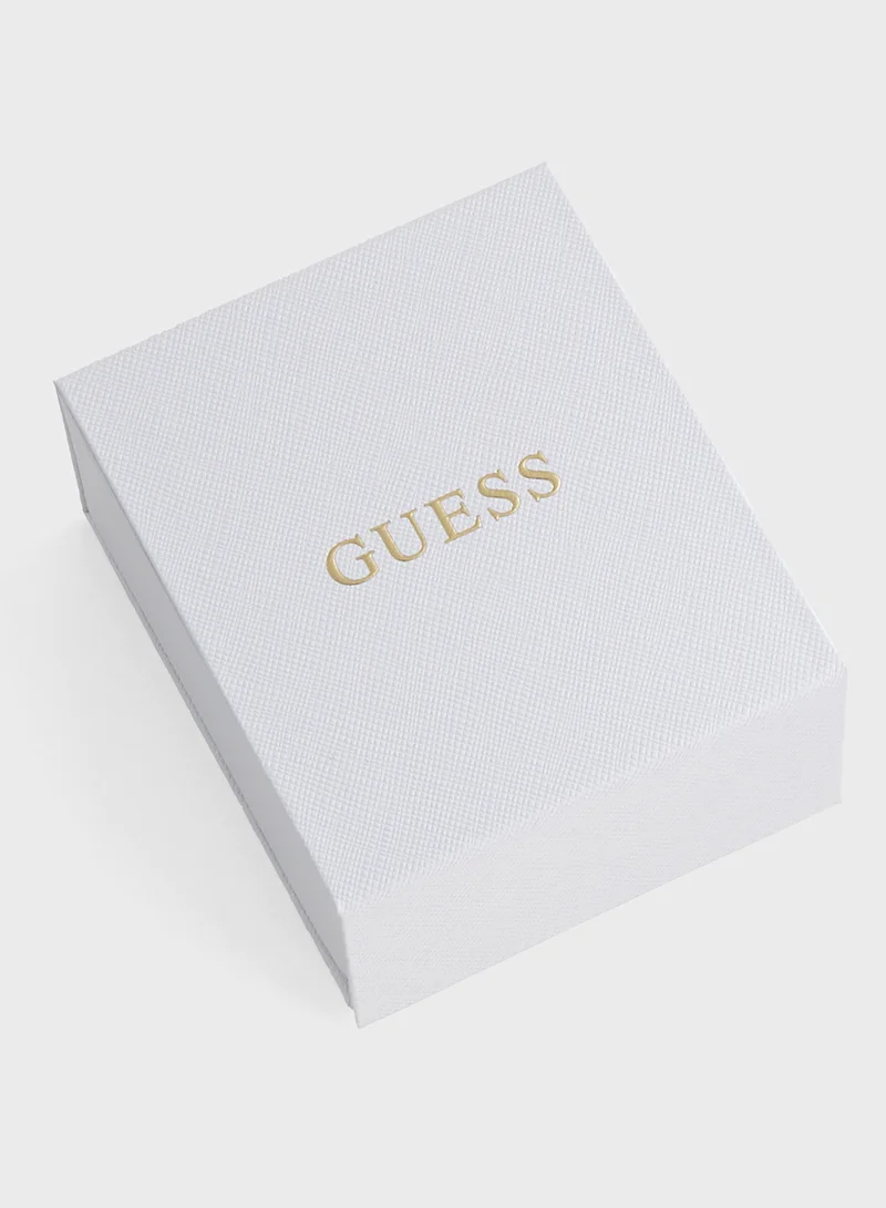 GUESS Coin Pendant Drop Earrings