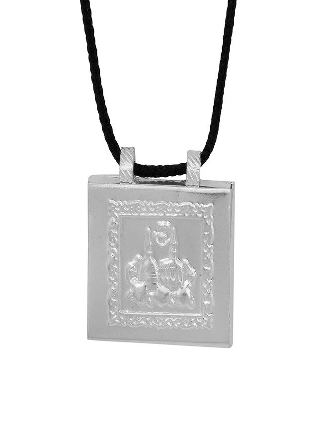 DULCI Silver Coating Over Brass Mecca Medina/Allah Word Amulet Tabeez Tabiz Taweez Pendant Locket For All - Image 1