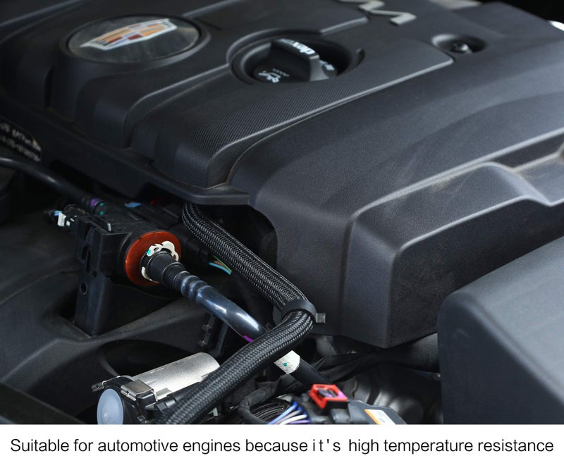 Alex Tech 100ft - 1/8 inch PET Expandable Braided Sleeving – Black – Alex Tech Braided Cable Sleeve - Image 4