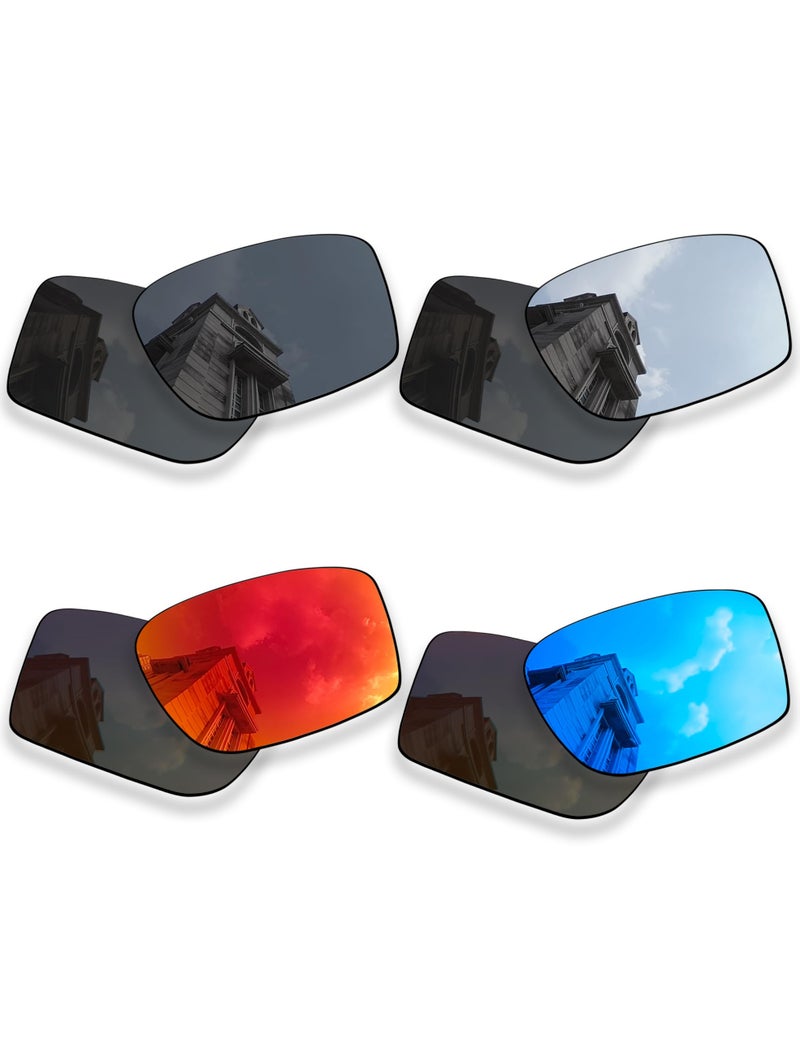 Betterun 4 Pairs Polarized Replacement Lens for Ray-Ban Justin RB4165 54mm Sunglasses, Anti-Scratch and Impact Resistant - Image 1