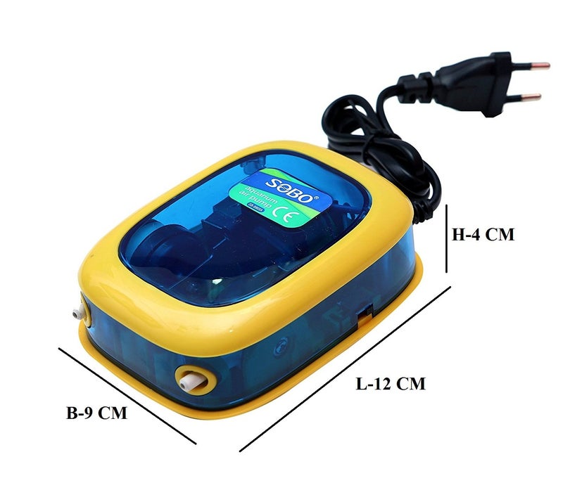 Sobo Aquarium Air Pump 2 Nozzle (SB-9905A) - Image 2
