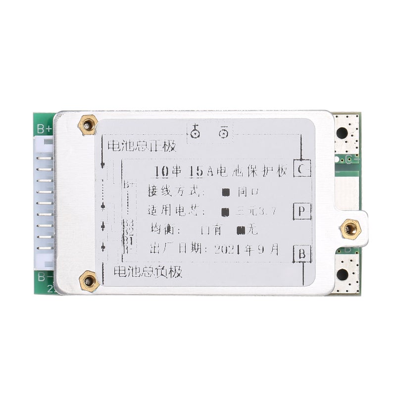 10S 15A 36V/37V Protections Board Li-ion Batterys BMS/PCB/PCM Board with Balance Function for E-Bike Electric Bicycle - Image 3