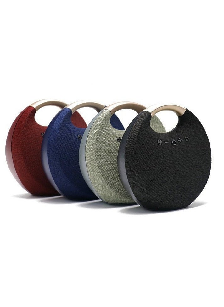Generic - Rechargeable Bluetooth Speaker Stereo Sound, Portable Wireless Speaker App Control, TF & FM Radio & USB & AUX Connection Grey - Image 1