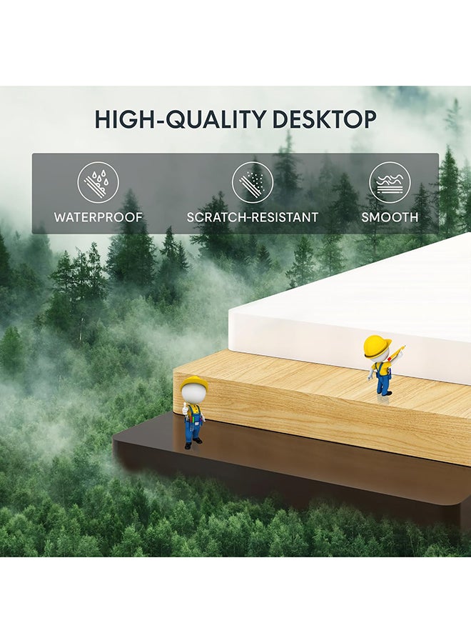 SKY-TOUCH Electric Adjustable Height Desk,Elevating Desk, 48"x24", Height Memory, Storage Hook, 28.9"-46.5" Elevating Computer and Computer Gaming Desk - Image 2