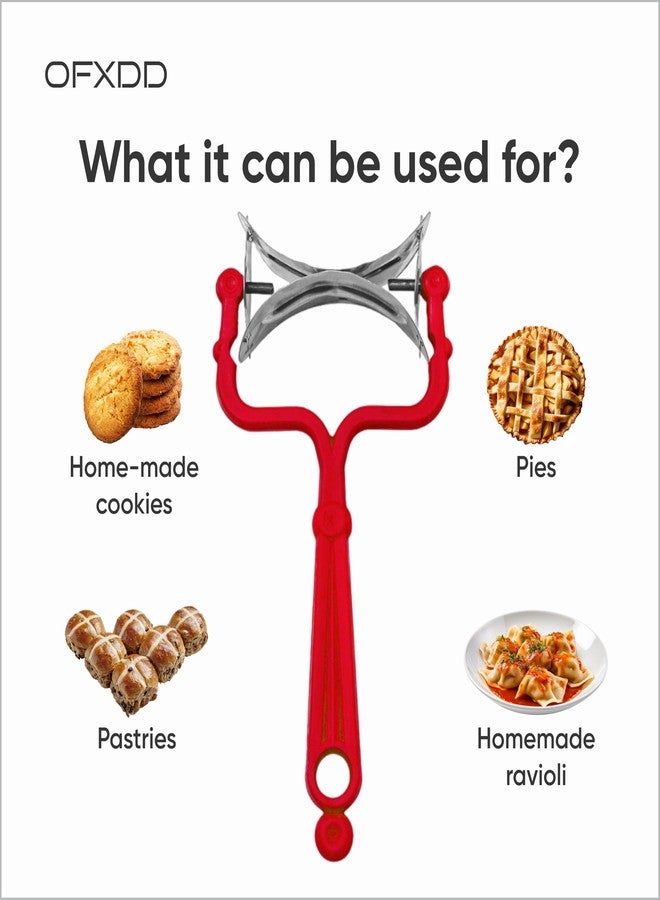OFXDD Rolling Dough Cutter - Round Baking Cutter Roller - Circle Cookie Cutters - Image 5