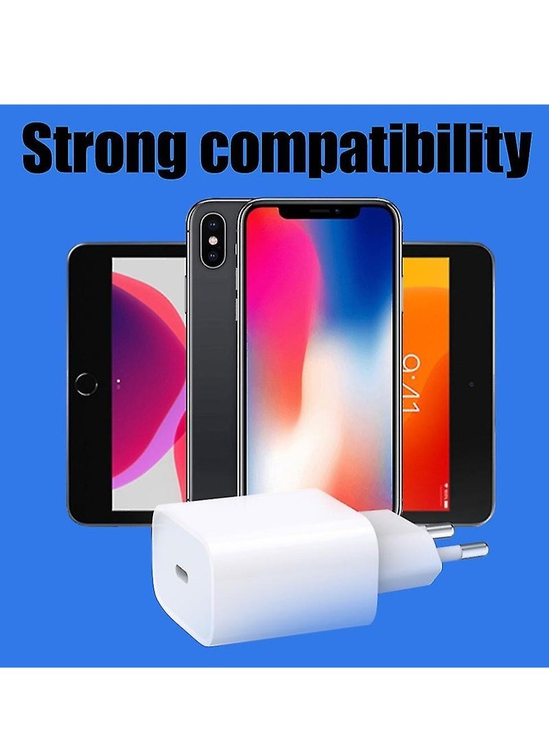 20W Apple USB-C Power Adapter for iPhone and iPad: Fast Charging Made Easy  - Image 2
