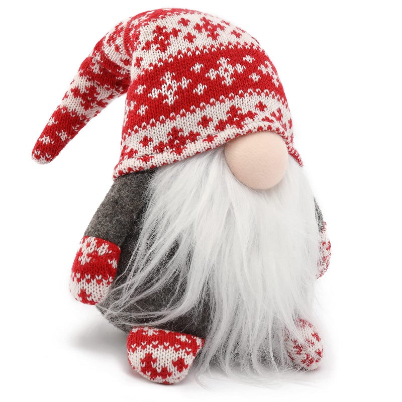 BOPIPA BOPIPA Gnome Christmas Decorations Swedish Tomte Stuffed Gnomes Plush Ornaments Holiday Elf Dwarf Thanksgiving Halloween Valentines Nordic Santa Gifts Home Tiered Tray Tabletop Dcor 