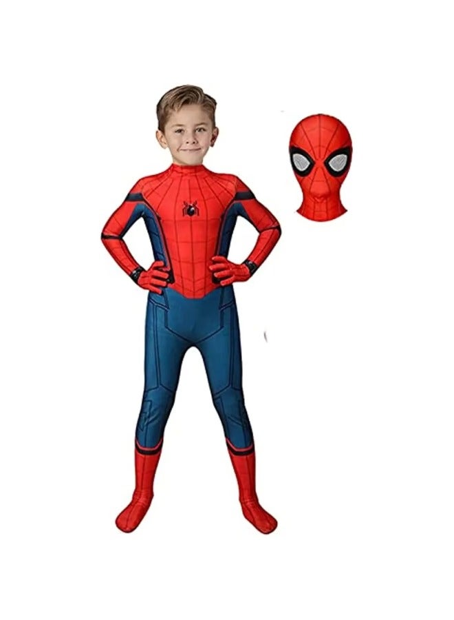 Hero Expedition Spider-Man Children's suit jumpsuit cos suit all-inclusive battle suit performance costume male - Image 4