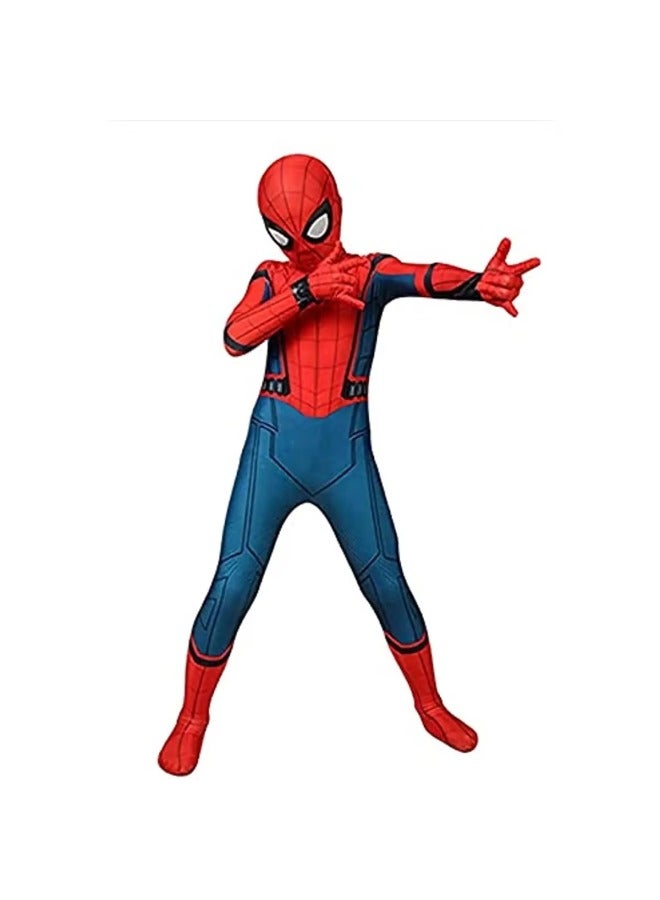 Hero Expedition Spider-Man Children's suit jumpsuit cos suit all-inclusive battle suit performance costume male - Image 3
