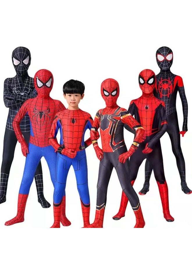 Hero Expedition Spider-Man Children's suit jumpsuit cos suit all-inclusive battle suit performance costume male - Image 2