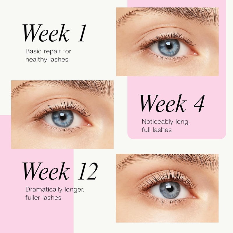 Calailis CALAILIA Eyelash Growth Serum Lash Serum for Eyelash Growth Longer and Thicker Nourishing and Conditioning Lashes Safe and Effective for Sensitive Eyes 6 Month Supply 5ml - Image 5