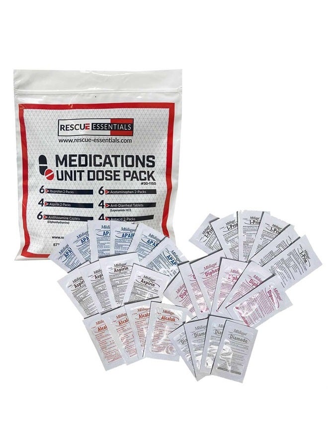 Rescue Essentials MEDICATIONS Unit DOSE Pack by RESCUE ESSENTIALS - Image 2