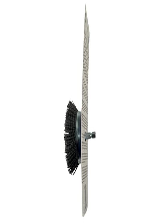 Dico Products 7200005 Nylox Cup Brush 21/2" 80 Grit, Grey - Image 2