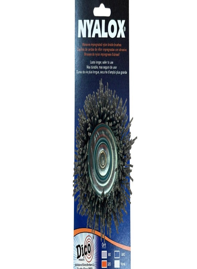 Dico Products 7200005 Nylox Cup Brush 21/2" 80 Grit, Grey - Image 1
