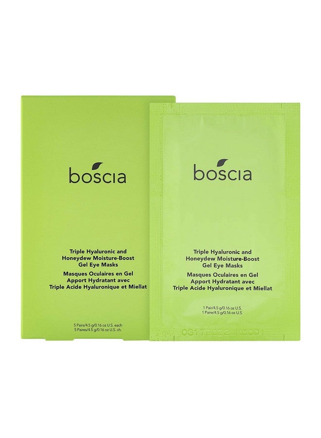 boscia Boscia Triple Hyaluronic and Honeydew Moisture-Boost Gel Eye Masks, 5 ct. - Image 2
